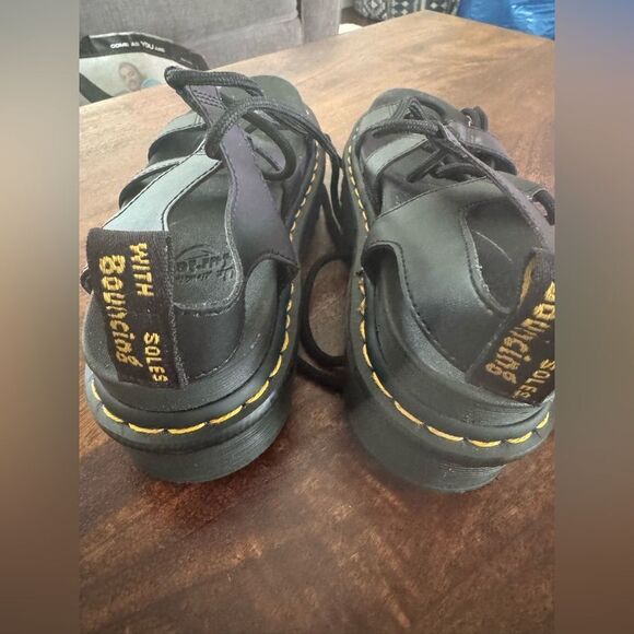 Dr Martens NARTILLA GLADIATOR SANDALS BLACK LADIES 7 - Picture 6 of 7